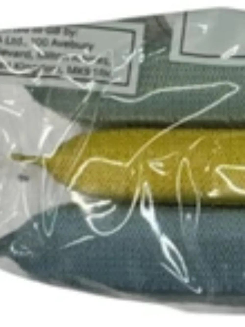 9-Pack PEPPRIG 705.676.50 Scrubbing pad Sponge, green blue/yellow